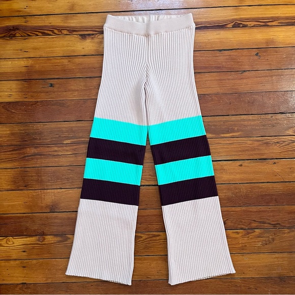 Free People Beach Striped Knit Pants - Picture 4 of 8